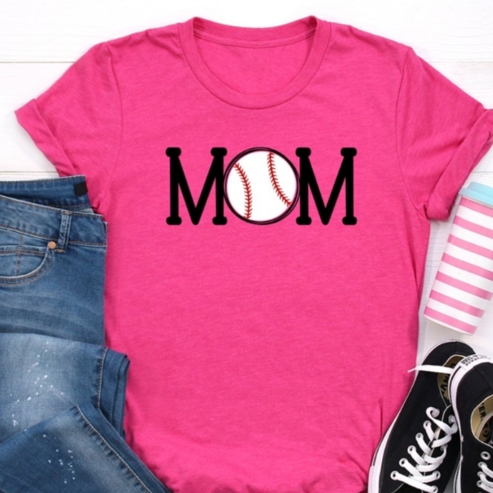 Baseball Mom Tee - Picture 1 of 1